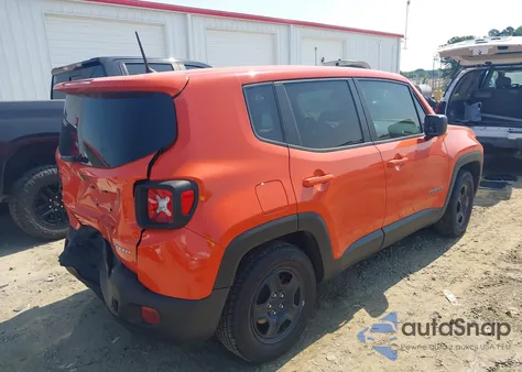 2016 Jeep Renegade Sport from USA, damaged, VIN ZACCJAAT8GPD52191